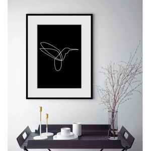 QUEENCE - Flash - Schwarz - 30x40 cm - Art print QUEENCE - Flash - Schwarz - 30x40 cm - Art print