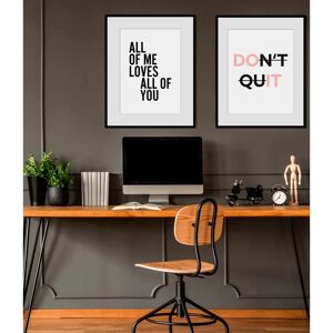 QUEENCE - Sam Smith - 40x50 cm - Weiß - Wandkunst QUEENCE - Sam Smith - 40x50 cm - Weiß - Wandkunst