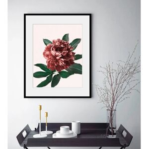 QUEENCE - Corinna - 40 cm x 50 cm - rot - Wandbild Druck QUEENCE - Corinna - 40 cm x 50 cm - rot - Wandbild Druck