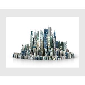 QUEENCE - Big City Life - 40x30 cm - grau - Wall Art QUEENCE - Big City Life - 40x30 cm - grau - Wall Art