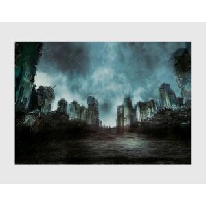 QUEENCE - Apokalypse - Grau - 70x50 cm - Wall Art QUEENCE - Apokalypse - Grau - 70x50 cm - Wall Art