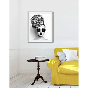 QUEENCE - Chantal - Weiß - 50x70cm - Wandbild QUEENCE - Chantal - Weiß - 50x70cm - Wandbild