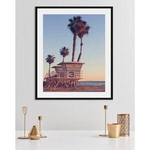 QUEENCE - Denise - 40x50 cm - Blau - Gerahmtes Bild QUEENCE - Denise - 40x50 cm - Blau - Gerahmtes Bild