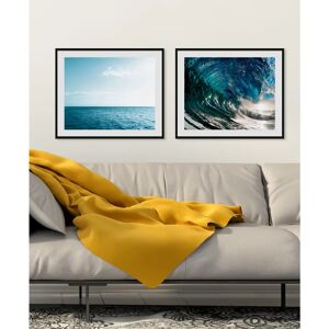 QUEENCE - Ocean - 70x50 cm - blau - Wall Art QUEENCE - Ocean - 70x50 cm - blau - Wall Art