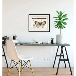 QUEENCE - 30c - Braun - 40x30 Landschaft - Rahmenwandbild QUEENCE - 30c - Braun - 40x30 Landschaft - Rahmenwandbild