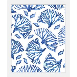 QUEENCE - Malte - Blau - 30x40 cm - Wandbild QUEENCE - Malte - Blau - 30x40 cm - Wandbild