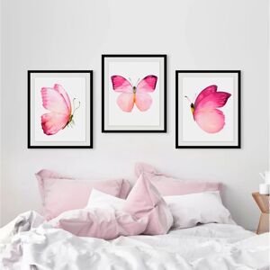 QUEENCE - Judy - 40 x 50 cm - rosa - Wandkunst QUEENCE - Judy - 40 x 50 cm - rosa - Wandkunst