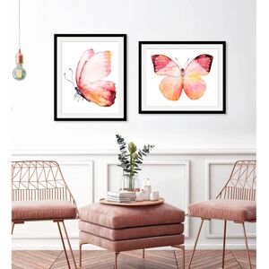QUEENCE - Cooper - 50x70 cm - Rot - Wandkunst QUEENCE - Cooper - 50x70 cm - Rot - Wandkunst