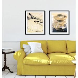 QUEENCE Yannec Beige Abstraktes Wandbild - Wandbild QUEENCE Yannec Beige Abstraktes Wandbild - Wandbild