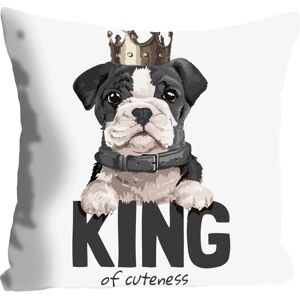 QUEENCE KING OF CUTENESS - Dekokissen QUEENCE KING OF CUTENESS - Dekokissen