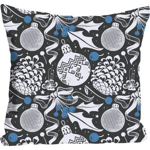 QUEENCE Justus Blau Dekokissen - Zierkissen QUEENCE Justus Blau Dekokissen - Zierkissen