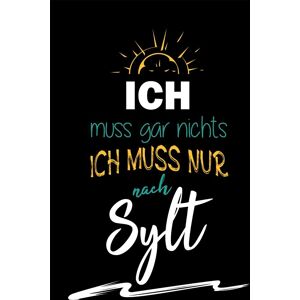 QUEENCE - Ich muss nur nach Sylt II - 45x30 cm - Metal wall art QUEENCE - Ich muss nur nach Sylt II - 45x30 cm - Metal wall art