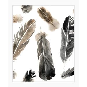 QUEENCE - Alizia - 40x50 cm - Federn - Wandkunst QUEENCE - Alizia - 40x50 cm - Federn - Wandkunst