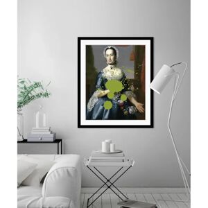 QUEENCE - Bellatrix - Blau-Grün - 40x50 cm - Wall art QUEENCE - Bellatrix - Blau-Grün - 40x50 cm - Wall art