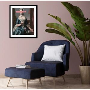 QUEENCE Ciara Blau Rosa Wandbild - Wandbild QUEENCE Ciara Blau Rosa Wandbild - Wandbild