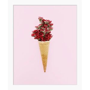 QUEENCE - Sina - 30x40 cm - Weinrot Braun - Framed wall art QUEENCE - Sina - 30x40 cm - Weinrot Braun - Framed wall art