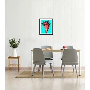 QUEENCE - Anni - rosa-türkis - 40x50 cm - Wandbild QUEENCE - Anni - rosa-türkis - 40x50 cm - Wandbild