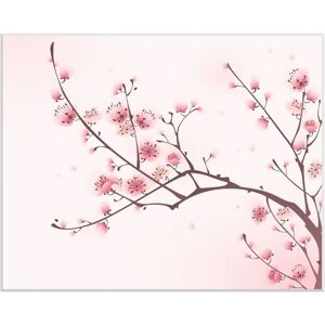 QUEENCE Heike Rosa Wandbild - Blumen, Querformat QUEENCE Heike Rosa Wandbild - Blumen, Querformat