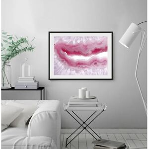 QUEENCE - Janet - rosa - 60 cm x 50 cm - Wandbild QUEENCE - Janet - rosa - 60 cm x 50 cm - Wandbild