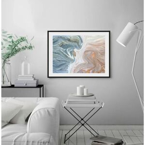 QUEENCE - Baltasar - Blau - 40x30 cm - Wandbild QUEENCE - Baltasar - Blau - 40x30 cm - Wandbild