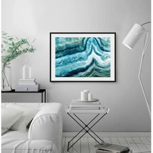QUEENCE - Tom - Blau - 40x30 cm - Wandkunst QUEENCE - Tom - Blau - 40x30 cm - Wandkunst
