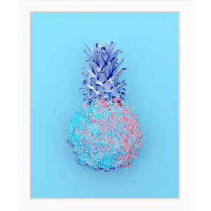 QUEENCE - Christian - blau - Gerahmtes Wandbild QUEENCE - Christian - blau - Gerahmtes Wandbild