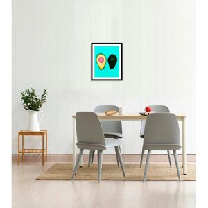 QUEENCE - Kilian - Blau - 50x70 cm - Wall art print QUEENCE - Kilian - Blau - 50x70 cm - Wall art print