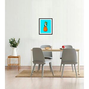 QUEENCE - Mark - Blau - 50x70 cm - Wandbild QUEENCE - Mark - Blau - 50x70 cm - Wandbild