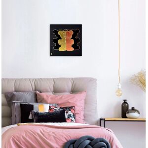 QUEENCE - Bears I - 30x30 cm - gold - Canvas print QUEENCE - Bears I - 30x30 cm - gold - Canvas print