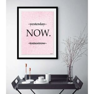 QUEENCE - NOW. - Rosa - 40x50 cm - Wall art print QUEENCE - NOW. - Rosa - 40x50 cm - Wall art print