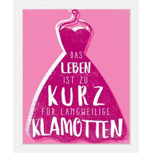 QUEENCE - Dress - Pink - 30x40 cm - Wandkunst QUEENCE - Dress - Pink - 30x40 cm - Wandkunst