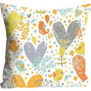 QUEENCE Sementha - Bunt 40cm Polyester Dekokissen QUEENCE Sementha - Bunt 40cm Polyester Dekokissen