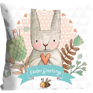 QUEENCE Phoebe Dekokissen - Bedruckt, 40x40cm, Polyester, Bunt QUEENCE Phoebe Dekokissen - Bedruckt, 40x40cm, Polyester, Bunt