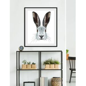 QUEENCE - Selma - 50 x 70 cm - Hase Hochformat - Wandkunst QUEENCE - Selma - 50 x 70 cm - Hase Hochformat - Wandkunst
