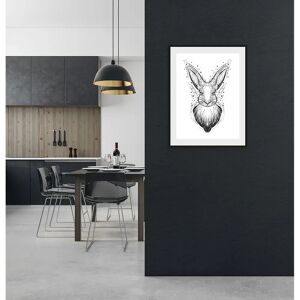 QUEENCE - Märta - grau - 50x70 cm - Wandbild QUEENCE - Märta - grau - 50x70 cm - Wandbild