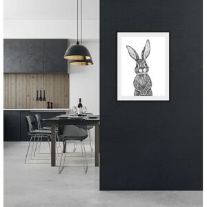 QUEENCE - Helmi - 30x40 cm - grau - Wandkunst QUEENCE - Helmi - 30x40 cm - grau - Wandkunst