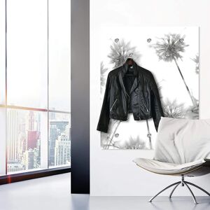 QUEENCE Alamea Weiße Acryl- und Edelstahl-Garderobe QUEENCE Alamea Weiße Acryl- und Edelstahl-Garderobe