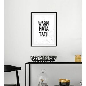 QUEENCE - WARN HATA TACH - 50 cm x 70 cm - Wandbild QUEENCE - WARN HATA TACH - 50 cm x 70 cm - Wandbild