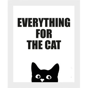 QUEENCE EVERYTHING FOR THE CAT 30x40 cm Wandbild QUEENCE EVERYTHING FOR THE CAT 30x40 cm Wandbild