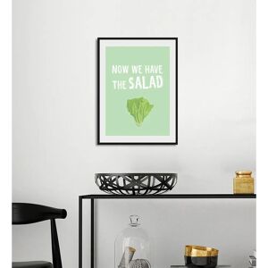 QUEENCE - NOW WE HAVE THE SALAD - 50 cm x 70 cm - Wall art QUEENCE - NOW WE HAVE THE SALAD - 50 cm x 70 cm - Wall art