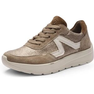 ARA NEW YORK Beige Glitzer Casual Sneakers - Sneaker ARA NEW YORK Beige Glitzer Casual Sneakers - Sneaker