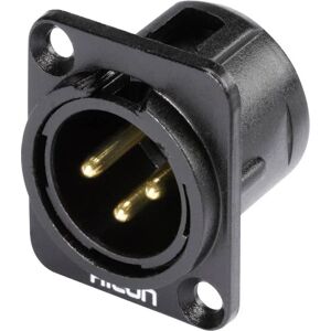 Connecteur XLR Hicon HI-X3DM-G - 3 Broches Noir - Publicité Connecteur XLR Hicon HI-X3DM-G - 3 Broches Noir - Publicité