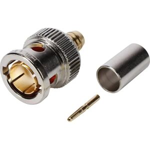 Connecteur BNC mâle Hicon BNC0.8/3.7HD Nickel - Droit - 75Ω - Publicité Connecteur BNC mâle Hicon BNC0.8/3.7HD Nickel - Droit - 75Ω - Publicité
