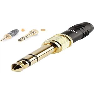Hicon HI-J3563S 3,5 mm Stereo-Klinkenstecker - Stecker, Goldbeschichtet, Gerade - Hergestellt in Deutschland Hicon HI-J3563S 3,5 mm Stereo-Klinkenstecker - Stecker, Goldbeschichtet, Gerade - Hergestellt in Deutschland