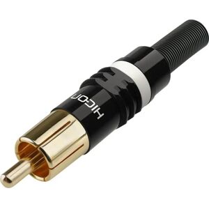 Connecteur Hicon HI-CM03-NTL - RCA, Droit, 2 Pôles - Noir, Blanc - Type de produit - Publicité Connecteur Hicon HI-CM03-NTL - RCA, Droit, 2 Pôles - Noir, Blanc - Type de produit - Publicité