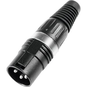 Connecteur XLR Hicon - 3 Broches, Noir - Connecteur XLR - Publicité Connecteur XLR Hicon - 3 Broches, Noir - Connecteur XLR - Publicité
