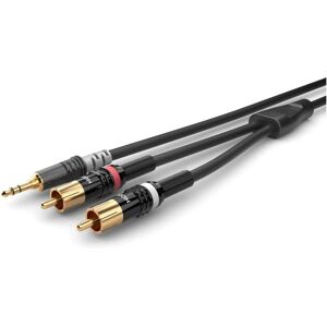 Sommer Cable Hicon Hbp-3sc2-0030 Lydkabel - 0,3 m, Svart Sommer Cable Hicon Hbp-3sc2-0030 Lydkabel - 0,3 m, Svart