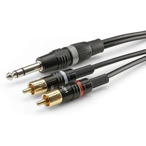 Sommer Cable Hbp-6Sc2-0600 svart stereo audiokabel Sommer Cable Hbp-6Sc2-0600 svart stereo audiokabel