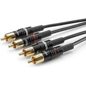 Sommer Cable HBP-C2-0150 Stereo Kabel - 1,5m, 2x RCA / 2x RCA Sommer Cable HBP-C2-0150 Stereo Kabel - 1,5m, 2x RCA / 2x RCA