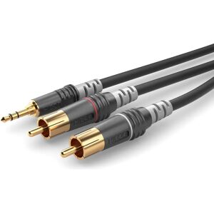 Sommer Cable Adapterkabel - 1,5m, Mini Jack Stereo / 2x Cinch Sommer Cable Adapterkabel - 1,5m, Mini Jack Stereo / 2x Cinch